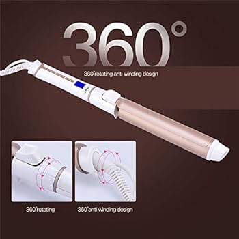 CURLING IRON 32mm ホワイト Amazon.com: Curling Irons 32mm Hair Curler Ceramic Curling
